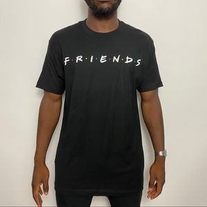 NWOT Friends Black Tee